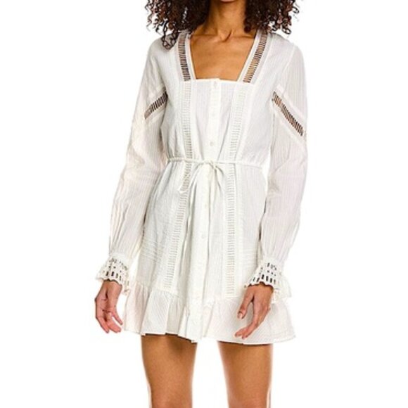 The Kooples Dresses & Skirts - The Kooples  Ladder Lace Trim Dress Sz 2/M NWT